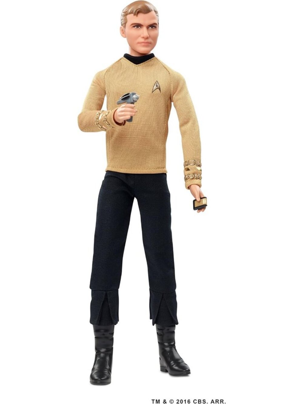 25th Anniversary Star Trek Captain Kirk Doll - Collectible Action Figure